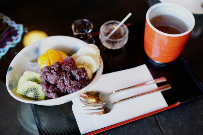 長野上田別所溫泉時髦咖啡店＿茶坊まるげん＿美食＿黑糖餡蜜