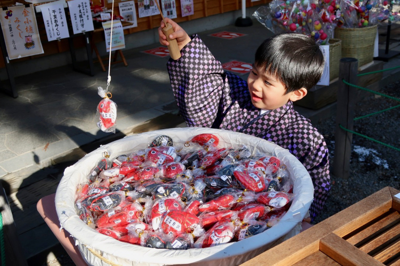 長野上田城跡公園真田神社鯛魚籤