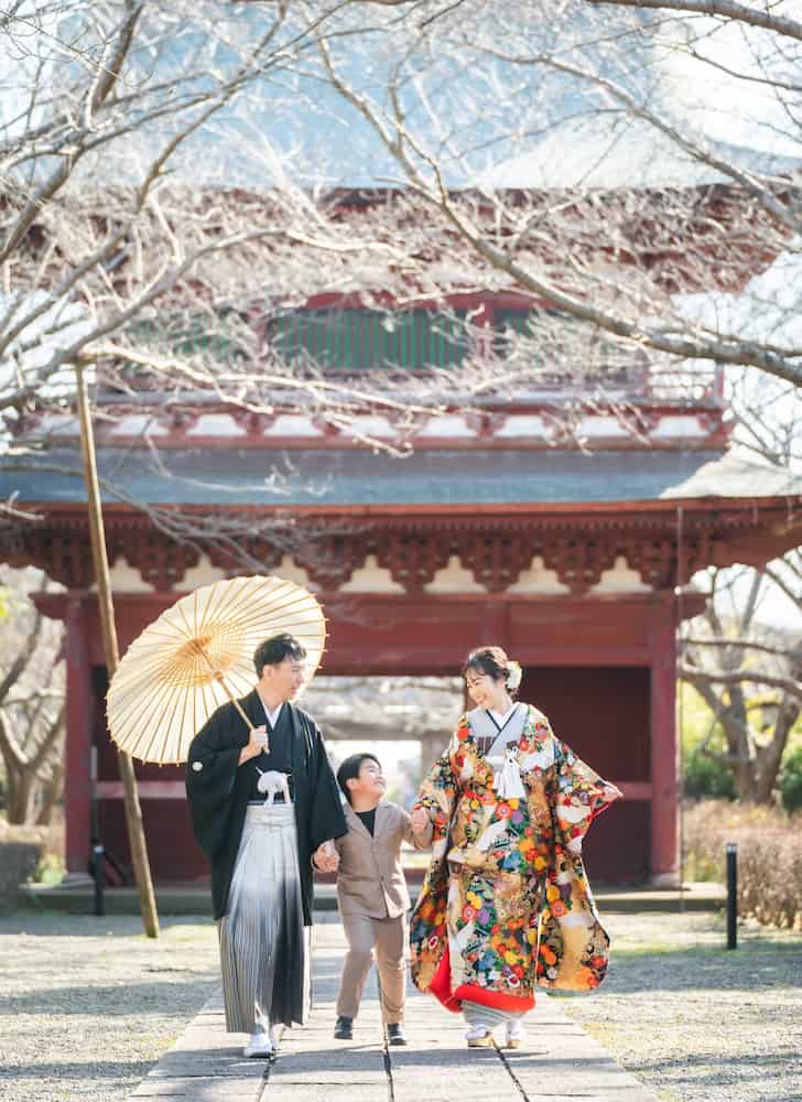 到茨城水鄉潮來體驗「嫁舟」文化，一邊旅行一邊穿日本傳統和服拍攝幸福家族照