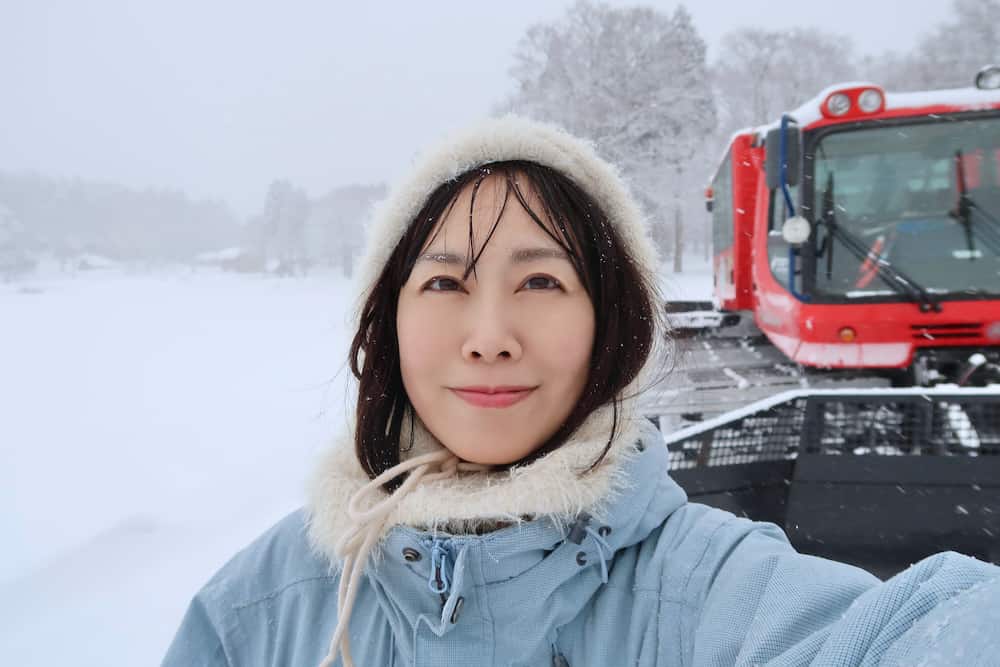 日本親子玩雪，長野野澤溫泉，志賀高原，雪猿泡溫泉