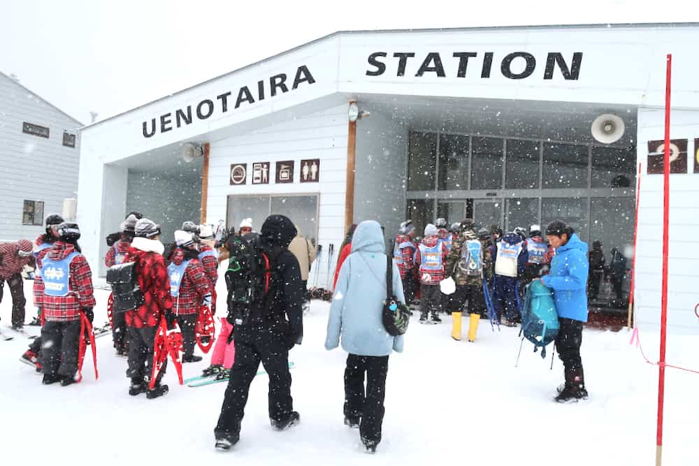 日本親子玩雪，長野野澤溫泉，志賀高原，雪猿泡溫泉